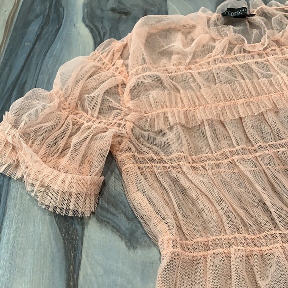 Top shop sheer tunic - Picture 4 of 4